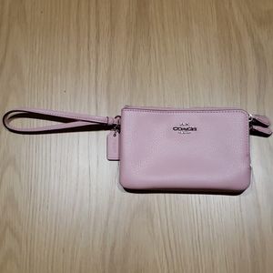 NWOT Coach Double Zip Wristlet